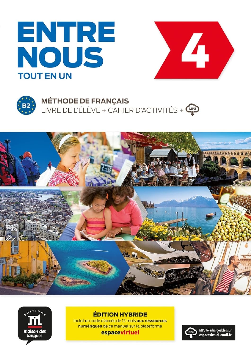Entre nous 4 (Éd. hybride), učbenik z delovnim zvezkom + online dostop