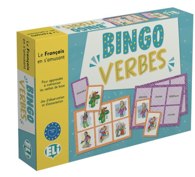 BINGO VERBES FRENCH DIDAKTIČNA IGRA