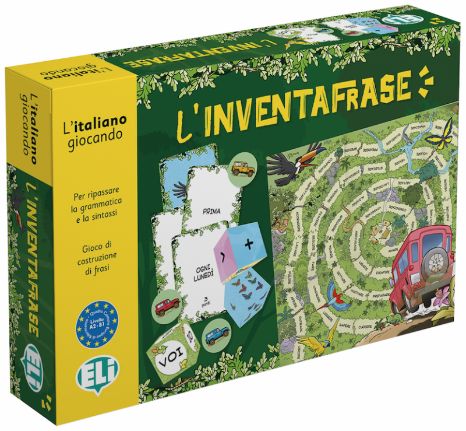 L'inventafrase, didaktična igra A2 – B1 (IT)