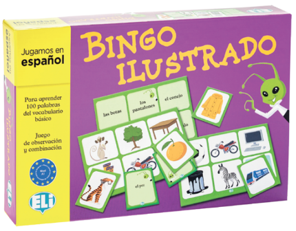 Bingo ilustrado, didaktična igra A1 (ŠP)