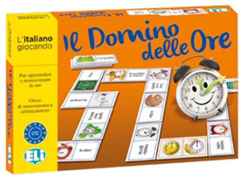 Il domino delle ore, didaktična igra A1 – A2 (IT)
