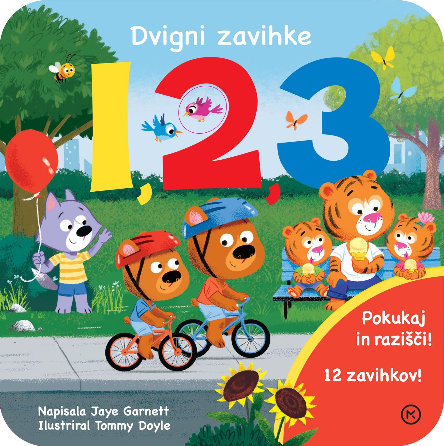 Dvigni zavihke: 1, 2, 3