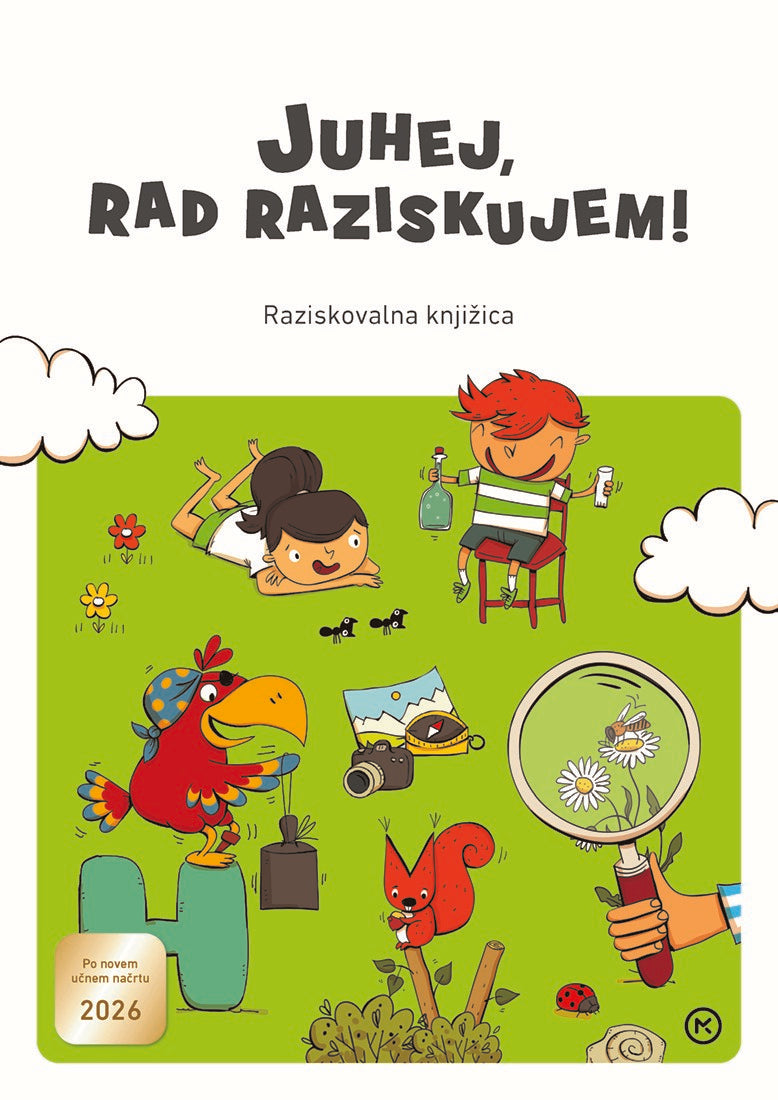 Juhej, rad raziskujem!, raziskovalna knjižica