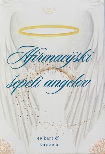 Afirmacijski šepeti angelov (49 kart + knjižica)