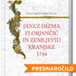 Janez Dizma Florjančič in zemljevid Kranjske 1744