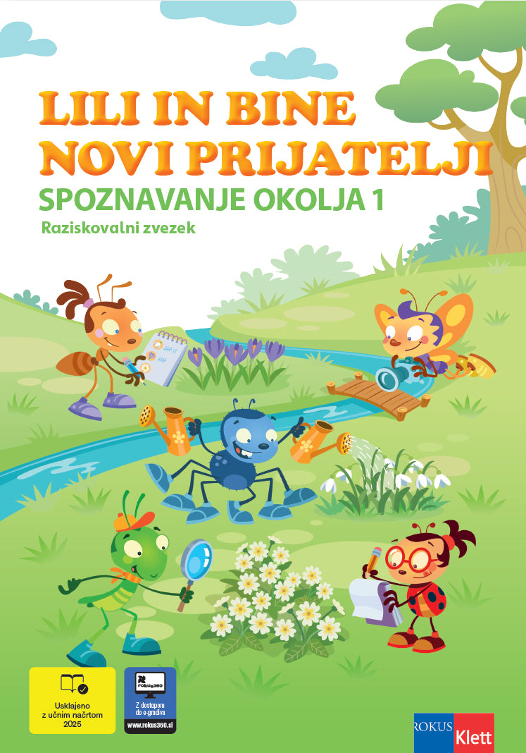 Lili in Bine: Novi prijatelji. Spoznavanje okolja 1, raziskovalni zvezek