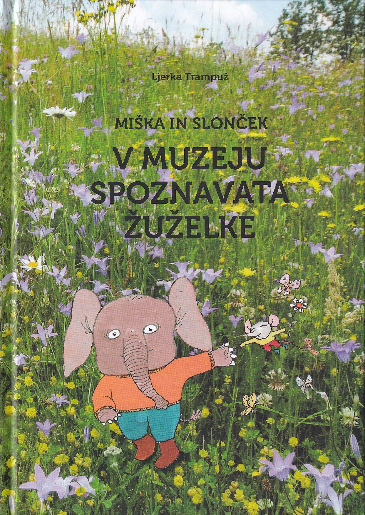 Miška in slonček v muzeju spoznavata žuželke