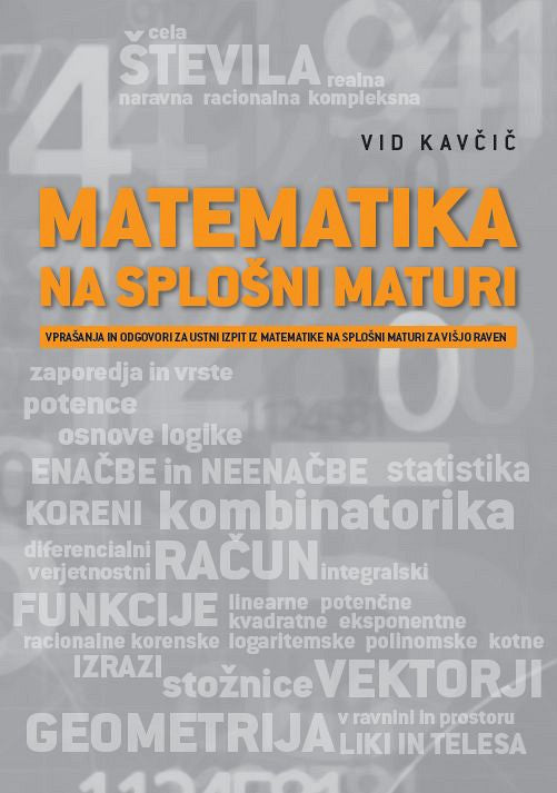 Matematika na splošni maturi, za višjo raven