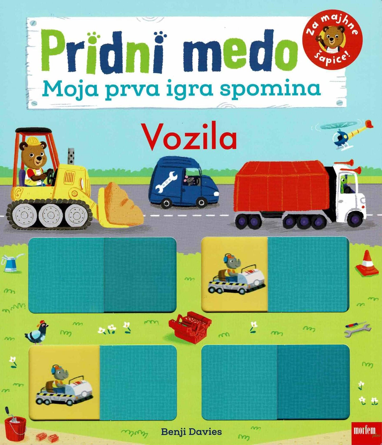 Pridni medo: Moja prva igra spomina - Vozila