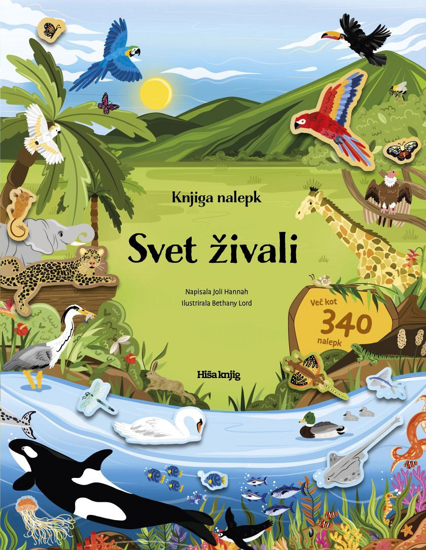 Svet živali - Knjiga nalepk