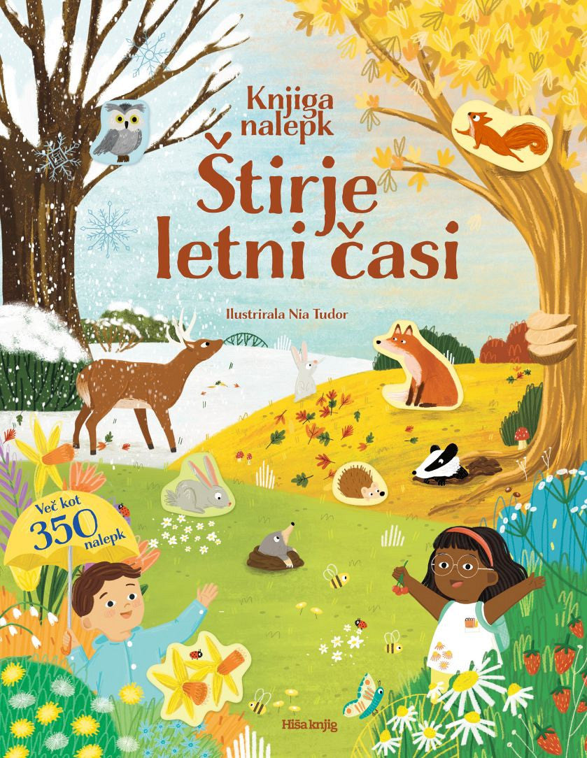 Štirje letni časi - knjiga nalepk