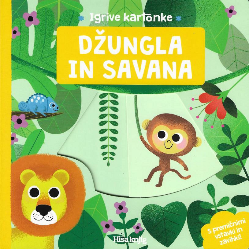 Savana in džungla (Igrive kartonke)