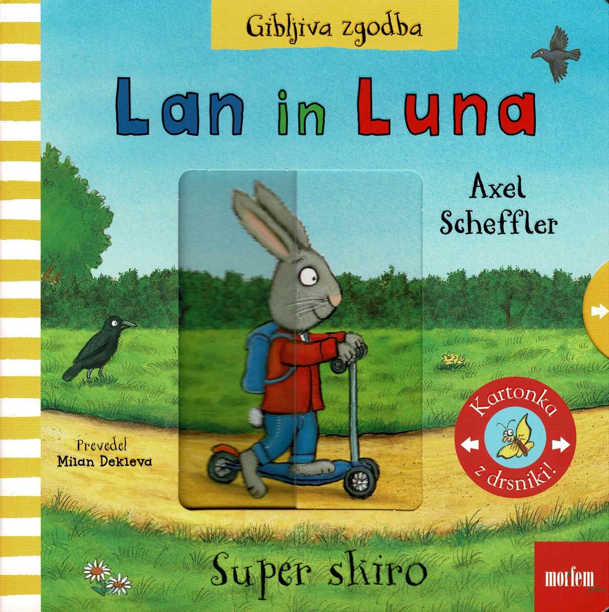 Lan in Luna: Super skiro (kartonka z drsniki)