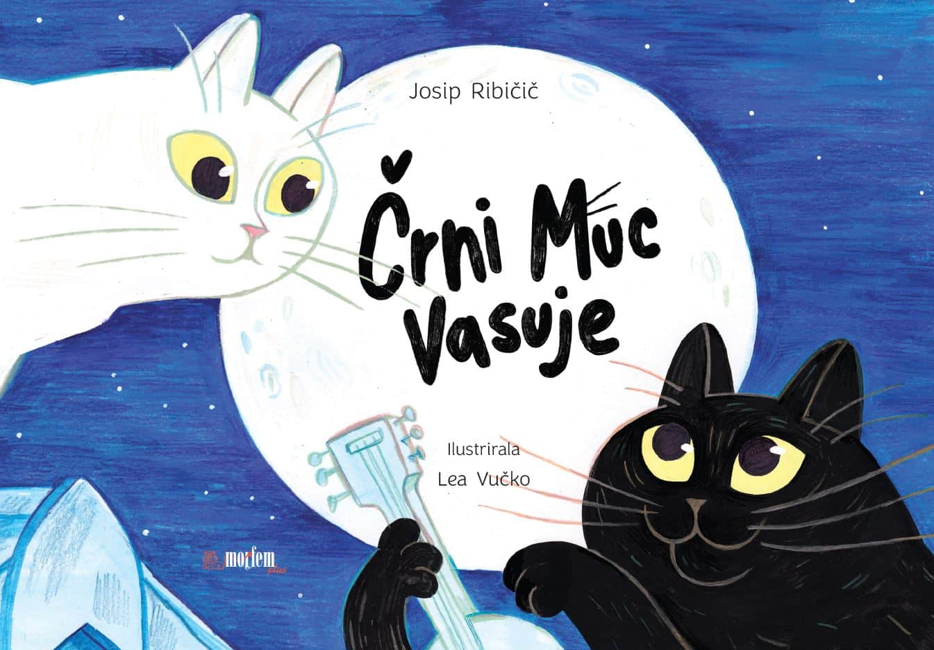Črni muc vasuje