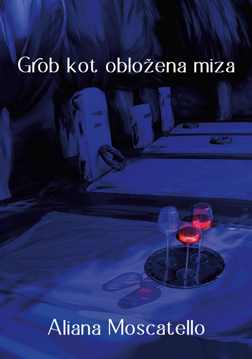 Grob kot obložena miza