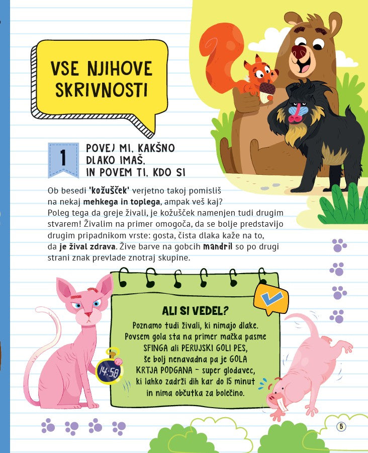 101 zanimivost iz živalskega sveta