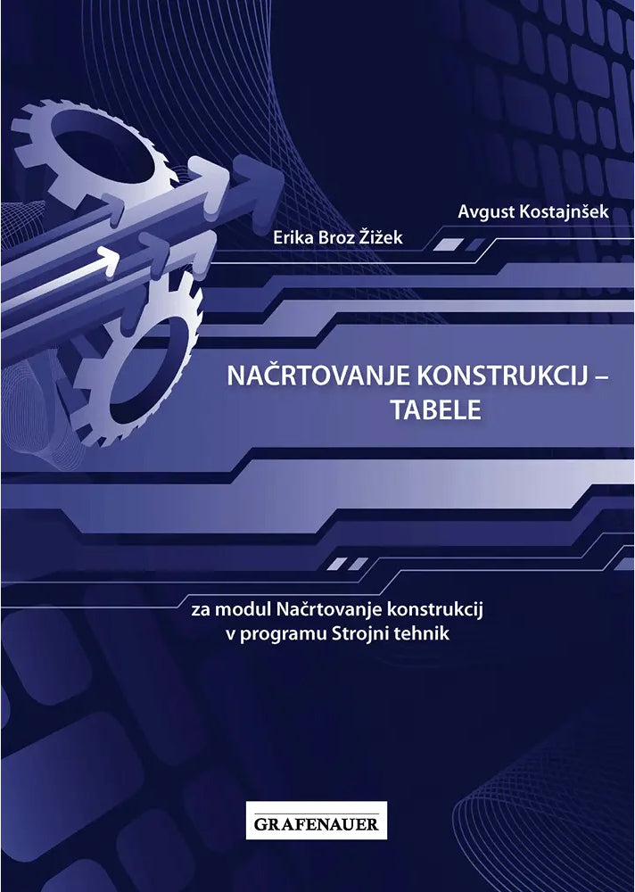 NAČRTOVANJE KONSTRUKCIJ - TABELE