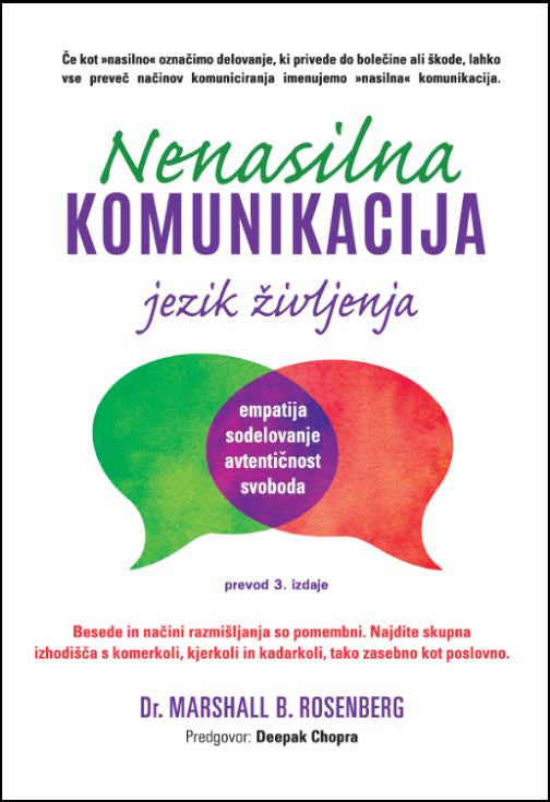 Nenasilna komunikacija : jezik življenja