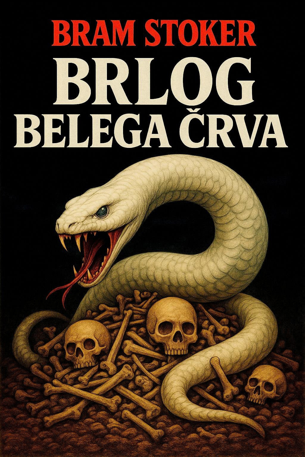 Brlog belega črva