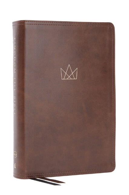Kingdom Life Bible: Joining God's Mission to Save the World (NKJV, Brown Leathersoft, Red Letter, Comfort Print)