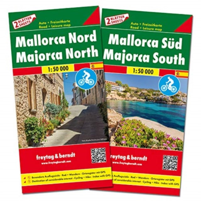 Mallorca Road Map, 2 Sheets with Guide 1:50 000