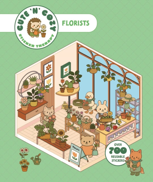 Cute 'n' Cozy Sticker Therapy: Florists