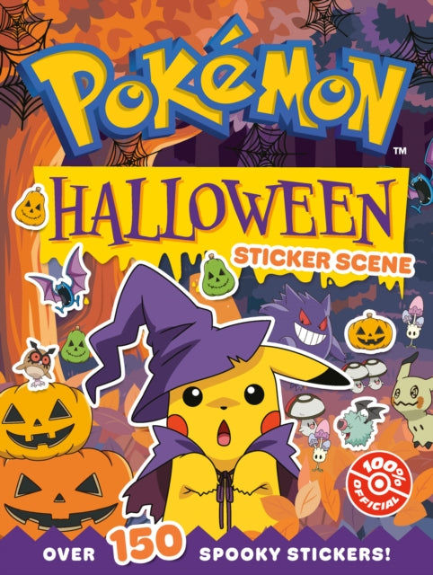 Pokemon Halloween Sticker Scene