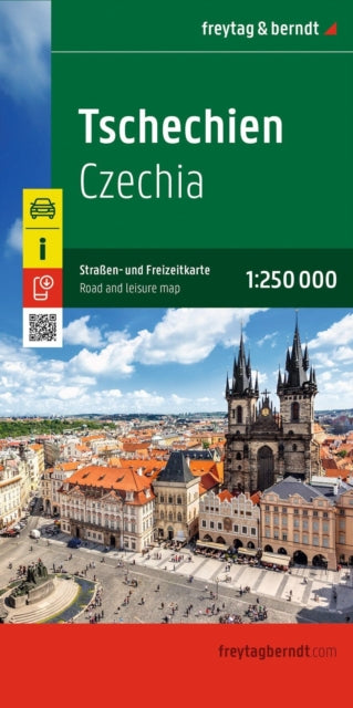 Czechia Road and Leisure Map