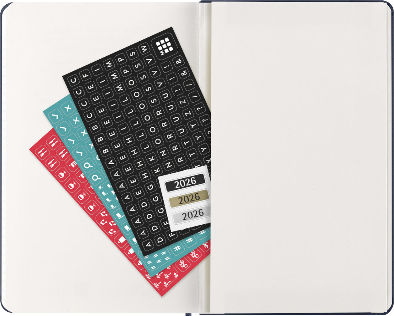 Planer Moleskine 2026, 12-mesečni, large, dnevni, trde platnice, lila