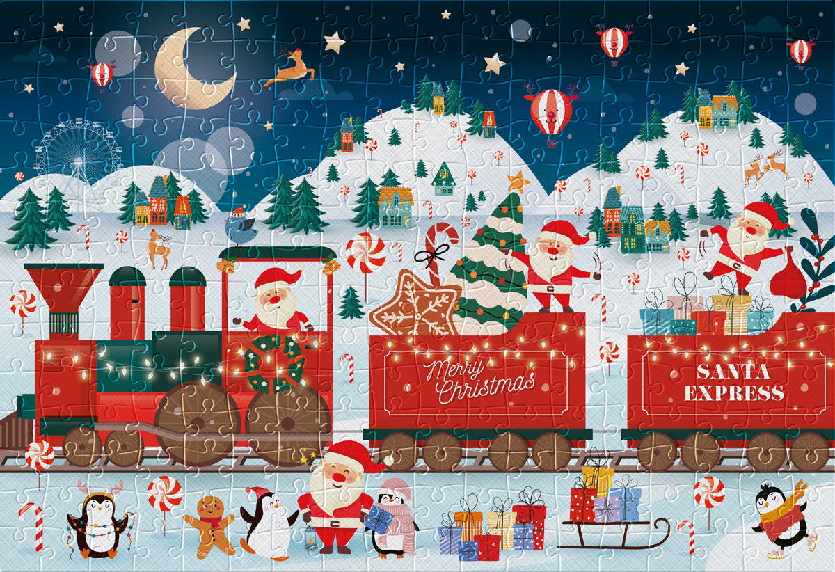 Puzzle Interdruk, Santa Express, 250 kosov