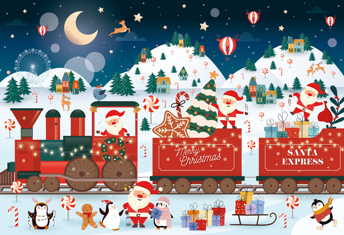 Puzzle Interdruk, Santa Express, 250 kosov