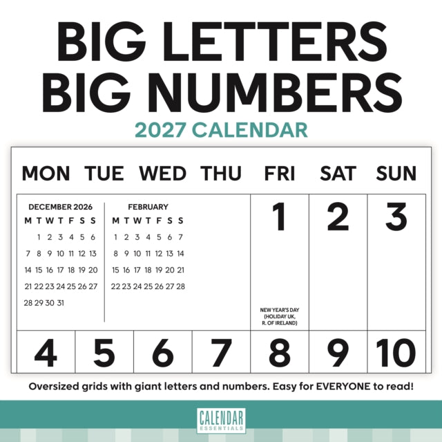 Essential Big Letters Big Numbers W