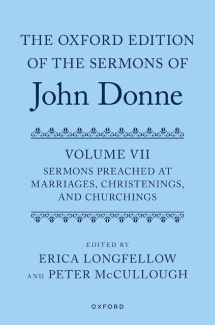 Oxford Edition of the Sermons of John Donne, Volume VII