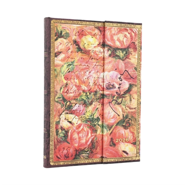 Planer Paperblanks "Renoir, Letter to Morisot (1892)" 2026, 12-mesečni, midi, horizontalen