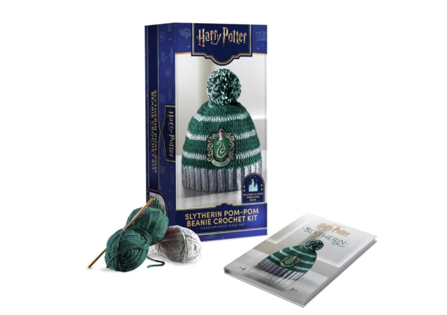 Harry Potter: Slytherin Pom-Pom Beanie Crochet Kit