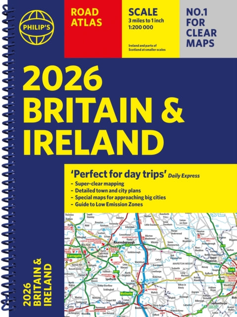 2026 Philip’s Road Atlas Britain & Ireland