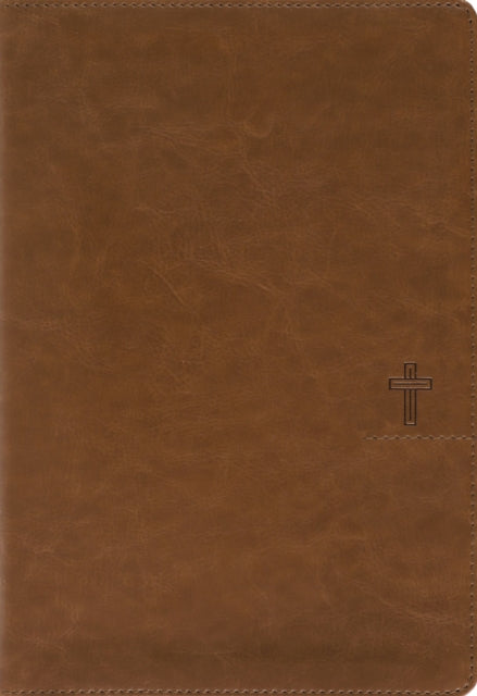 NASB, Thinline Bible, Giant Print, Leathersoft, Brown, Red Letter, 1995 Text, Comfort Print