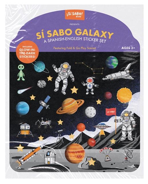 Space Sticker Book: Reusable Puffy Sticker Activity Book for Kids