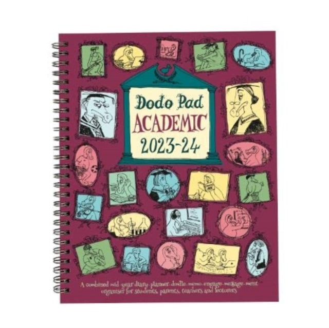 Dodo Pad Academic 2023-2024 Mid Year Desk Diary, Academic Year, Week to View