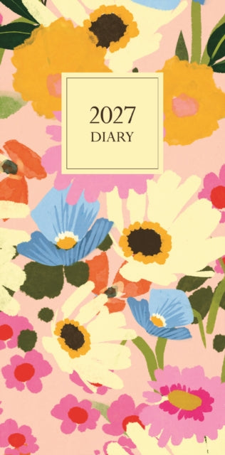 Fashion Diary Contemporary Floral Slim Diary