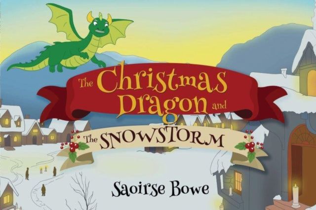 christmas dragon and the snowstorm