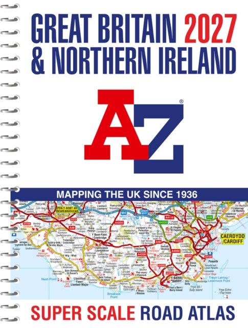 Great Britain A-Z Super Scale Road Atlas 2027 (A3 Spiral)