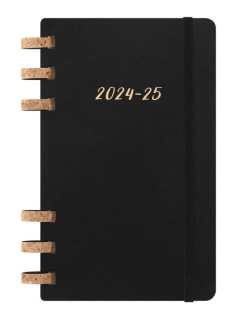 Moleskine 2025 12-Month Large Softcover Academic Spiral Planner: Black