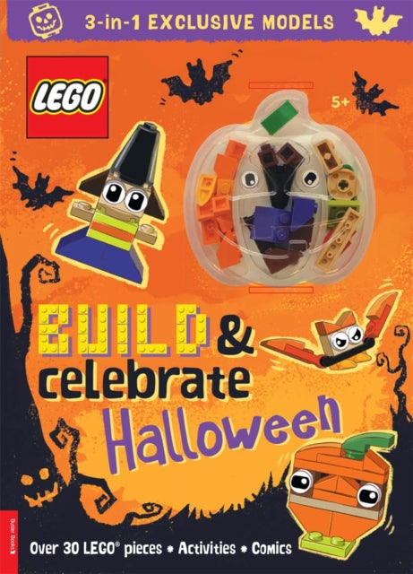 LEGO® Books: Build & Celebrate Halloween (includes over 30 pieces)