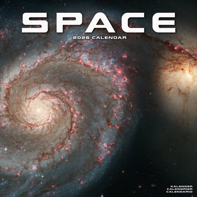 Space Calendar 2026  Square Wall Calendar - 16 Month