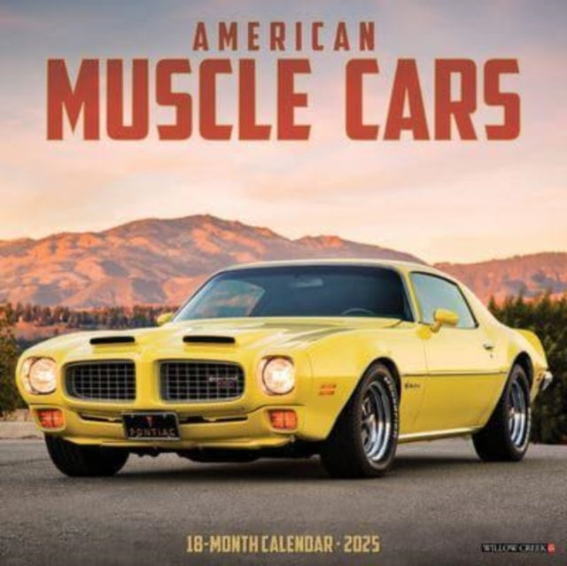 American Muscle Cars 2025 12 X 12 Wall Calendar