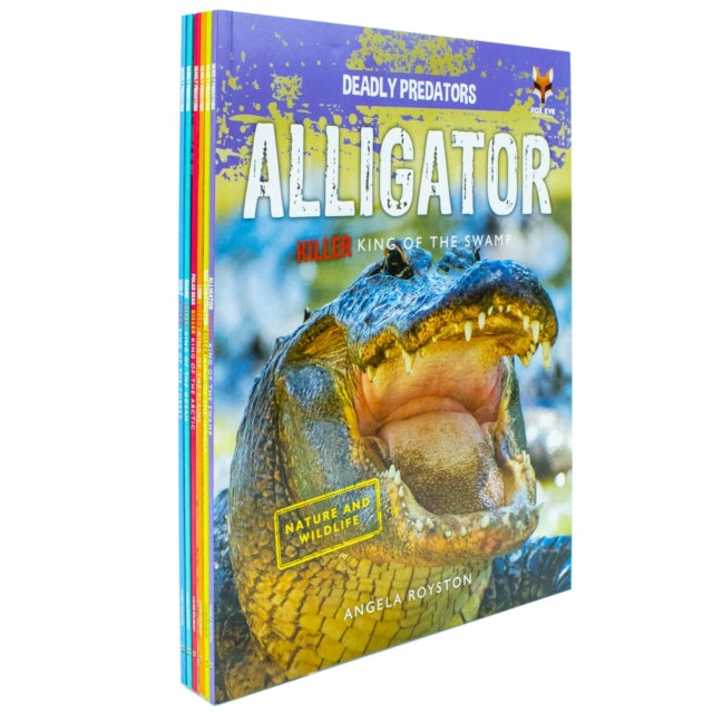 Deadly Predators Killer Kings of the Animal Kingdom 6 Books Set Collection