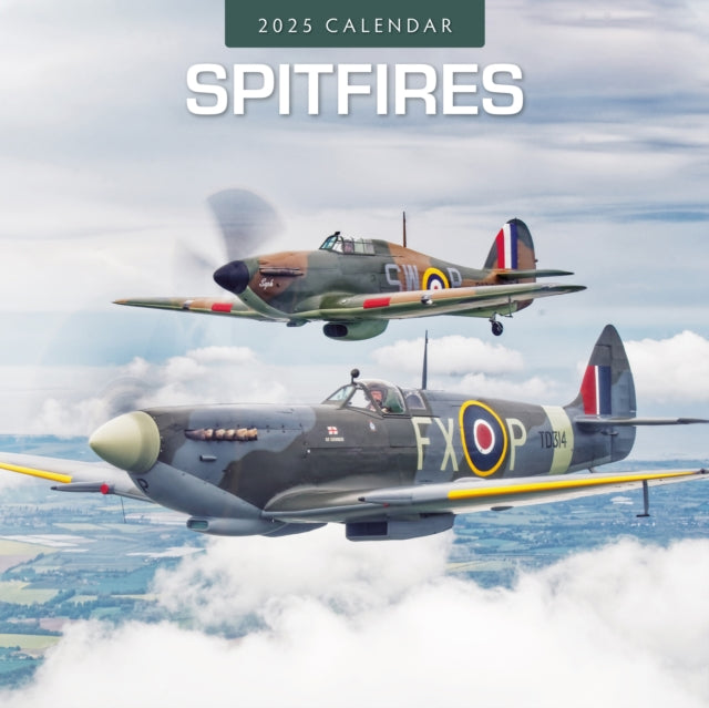 Spitfires 2025 Square Wall Calendar