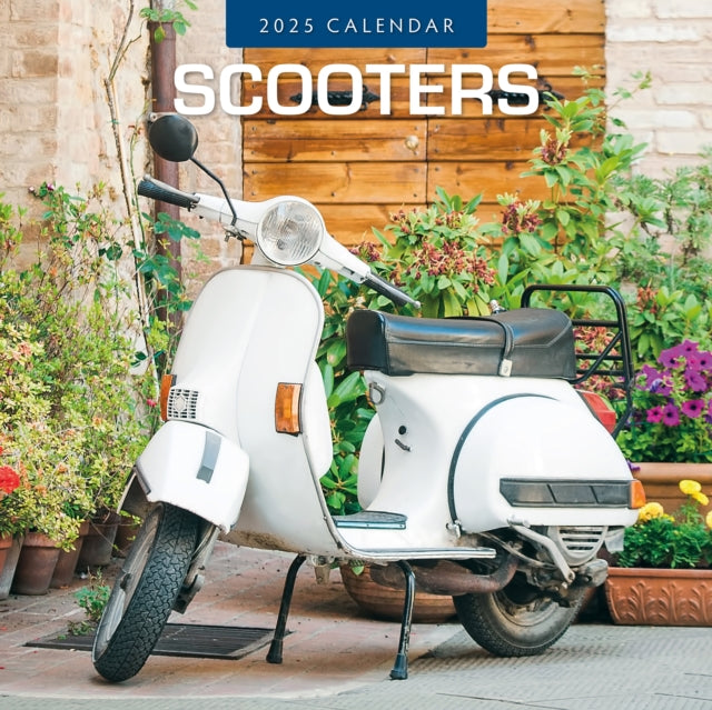 Scooters 2025 Square Wall Calendar