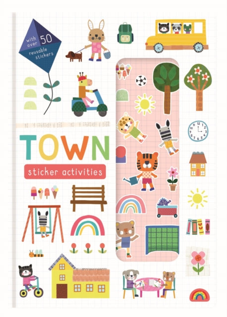 Stretchy stickers- Town